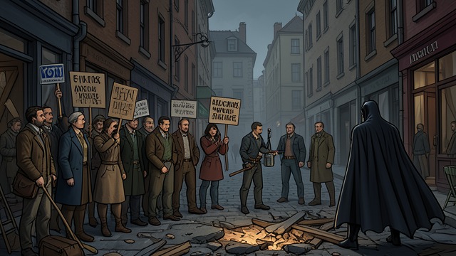 Citizen Restoration from "Batman the Dark Knight Returns 10th Anniversary Edition Hardcover". Citizen Restoration Gotham City begins recovering when citizens themselves resist the vacuum left by failing institutions.