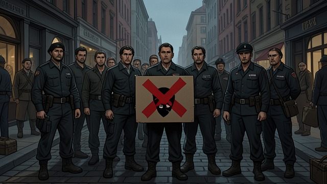 Official Condemnation from "Batman the Dark Knight Returns 10th Anniversary Edition Hardcover". Official Condemnation Authorities define Batman’s influence as a threat during Martial law in Gotham City.