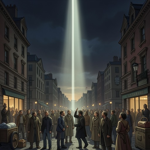 The Bat-Signal and Public Hope from "Batman the Dark Knight Returns 10th Anniversary Edition Hardcover". This flow traces the Bat-Signal as a changing civic symbol from forgotten warning to collective promise.