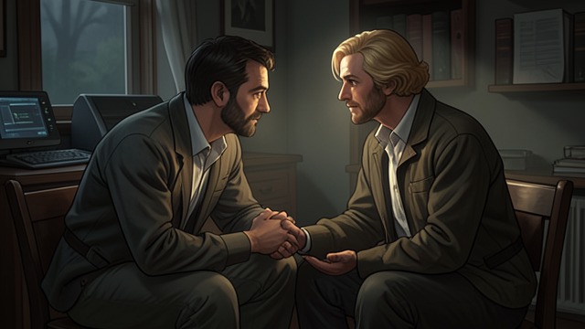 The First Kiss from "Tales From Otherworld: Collection One". The First Kiss Recognition through loss Rozurial sits beside Hanna and recognizes how much they share: lost family, lost homes, and memories shaped by death.