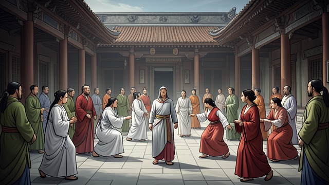 Calm Temple Grounds from "Tales From Otherworld: Collection One". Calm Temple Grounds Normal activity Delilah sees Death Maidens training, talking, reading, and making music.