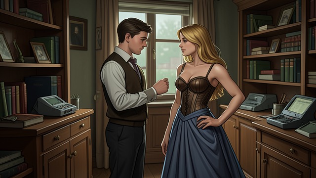 The Customer’s Stare from "Tales From Otherworld: Collection One". The Customer’s Stare An unsettling reaction A young customer enters and looks past Camille at first.