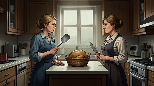 The Kitchen’s Boundaries from "Tales From Otherworld: Collection One". The Kitchen’s Boundaries A dispute interrupts the crisis Iris objects to the turkey in her kitchen, while Hanna asserts that the room is her kitchen.