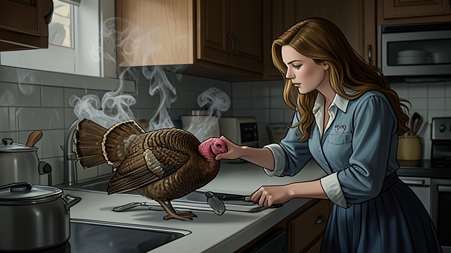 The Bird’s Arrival from "Tales From Otherworld: Collection One". The Bird’s Arrival A strange focus Smoky sets a live turkey down in the kitchen.