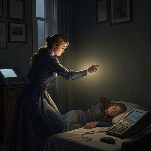 Rozurial’s Night of Compassion from "Tales From Otherworld: Collection One". This flow traces Rozurial’s movement from a startled awakening to recognizing Hanna’s sleepwalking grief and offering the comfort that leads to their first…