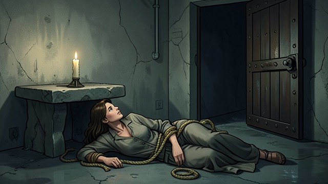 Disappearance from "The Secret Vampire". Celeste Is Taken A sudden attack Celeste hears a noise in an alley and is knocked unconscious from behind.