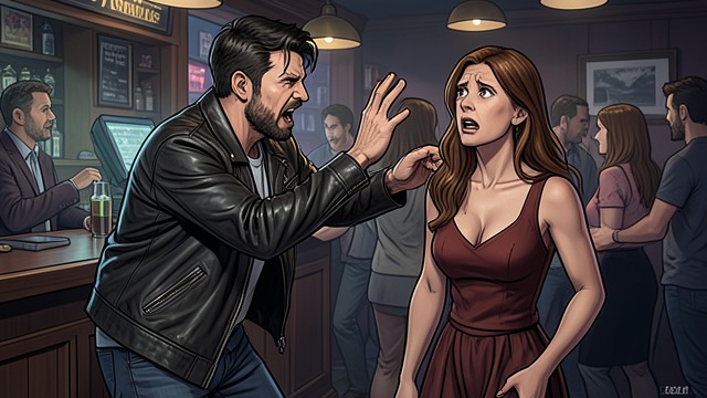 Protection at the Club from "The Secret Vampire". Intervention Against Coercion A stranger’s boundary crossed A drunk man grabs Celeste at a club.