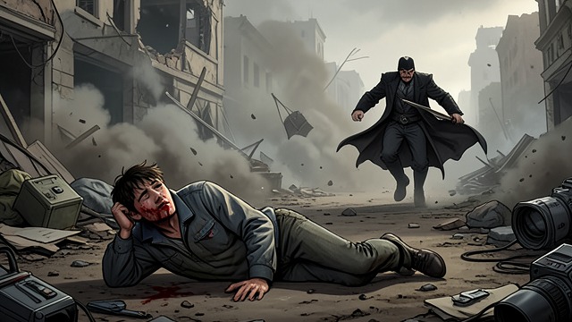 A Costly Human Victory from "The Secret Vampire". Weapons and Retreat A changing battlefield Humans use a giant garlic bomb and holy water in an attack that appears to shift the balance.