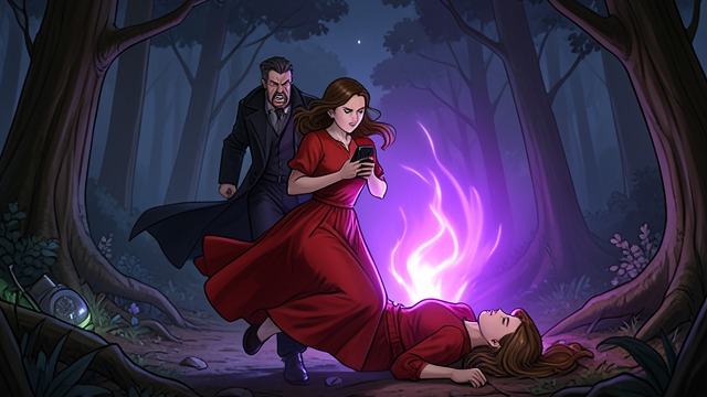 Escape and Recapture from "The Secret Vampire". Freedom Becomes Another Trap A moment outside Samara unexpectedly releases Celeste, who takes a mobile phone and runs through the woods.