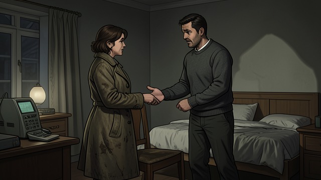A Guest in Damien’s Home from "The Secret Vampire". The Homeless Story Sympathy gained Hannah tells Damien she is homeless. He offers her a room, believing he is helping a vulnerable classmate.