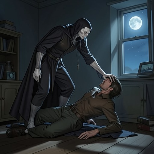 The Limits of Compulsion from "The Secret Vampire". This flow traces vampire mind control as a tool of secrecy and coercion and highlights Celeste’s resistance to it.