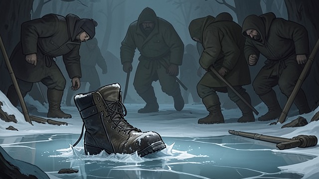 The Yeti Ambush from "The Legend of William Oh". The Yeti Ambush A False Corpse William Oh investigates a boot frozen in the ice, unaware that Yeti fur resembles hoarfrost.