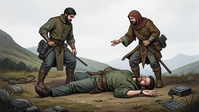 The Corpse Scam from "The Legend of William Oh". The Corpse Scam A Convenient Fall Steve pretends to break his neck on a small rise, expecting William Oh and Loth to return him for a refund or assume his…