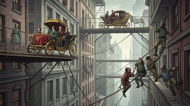 The Tower Network from "The Legend of William Oh". The Tower Network Connected Floors Mail, buses, caravans, Key Sites, and Strongholds connect levels that appear physically isolated.