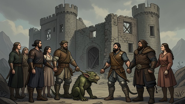 The City Coalition from "The Legend of William Oh". The City Coalition Rival Looters Kobolds and Jibleya initially contest ownership of the Lord’s castle. Their alliance is based on necessity rather than trust.