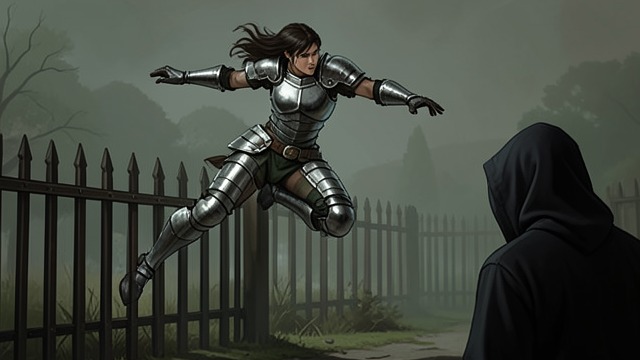 The Impossible Strength from "The Legend of William Oh". The Impossible Strength A Suspicious Body Brianna jumps nine feet while armored, revealing strength far beyond what her clothing and age suggest.