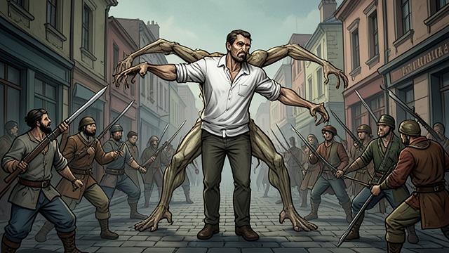 The First Tangled Kill from "The Legend of William Oh". The First Tangled Kill A Baited Street The coalition watches a naked young man wander through Oilton. Kobolds lure him into a prepared street trap.