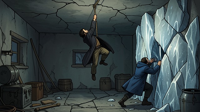 The Broken Ice from "The Legend of William Oh". The Broken Ice Kaith Below The Kaith battle reaches the ice chamber beneath Mason Lanover.