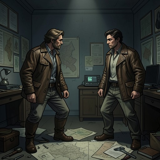 The Will-Mason Rivalry from "The Legend of William Oh". This flow traces the uneasy rivalry between William Oh and Mason Lanover as status, competence, jealousy, and reluctant respect repeatedly collide.