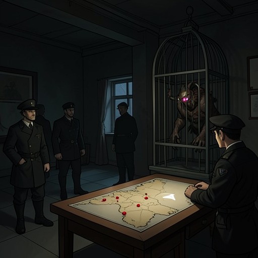 The Unseen Organization from "The Legend of William Oh". This flow traces the hidden organization behind William Oh’s kidnapping, the experimental monsters, and the effort to control promising Climbers.