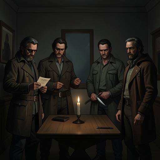 The Four Friends and Women from "The Three Musketeers". This flow traces how romantic attachments challenge, fund, divide, and ultimately test the four friends' solidarity.