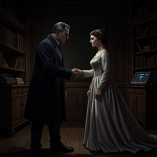 Richelieu and Anne from "The Three Musketeers". This flow traces the contest between Richelieu and Queen Anne over surveillance, reputation, and the limits of royal authority.