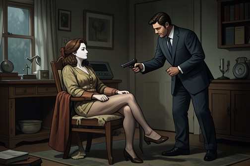 Emily West's captivity at her home from "MARRIED TO MY MASTER: A Bad Boy Hitman Romance". Emily West’s captivity at her home turns a familiar private residence into the setting for a sustained exercise of coercive control.