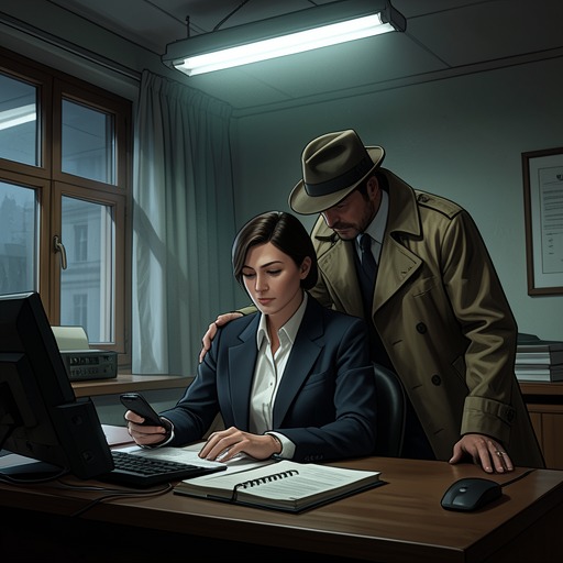 The FBI’s Divided Mission from "MARRIED TO MY MASTER: A Bad Boy Hitman Romance". Scarlet’s investigation develops from an ethical partnership with Cormac into an effort to expose corruption without abandoning her responsibility as an agent.