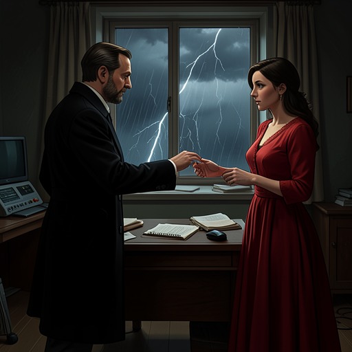 Scarlet and Cormac’s Uneasy Trust from "MARRIED TO MY MASTER: A Bad Boy Hitman Romance". Scarlet and Cormac’s connection grows from an ethically fraught informant relationship into love, while danger repeatedly tests their trust and loyalties.