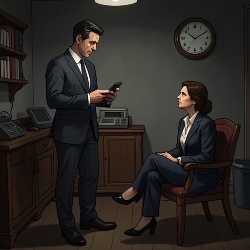 Edward’s Attempt to Control the Fallout from "MARRIED TO MY MASTER: A Bad Boy Hitman Romance". Edward’s choices escalate from concealing Hymalete’s failure to threatening Emily, exposing how a sales executive protects profit by shifting blame.