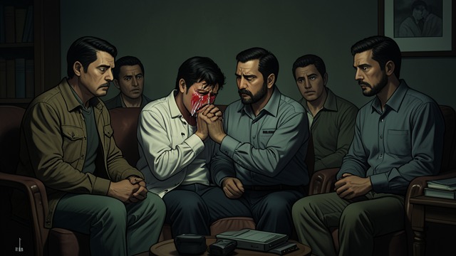 RM’s Emotional Portrait from "O fenômeno Jungkook: O sucesso do BTS e a criação de um superstar mundial". The Group’s Confession During a private gathering, the members cry, complain, and comfort one another.