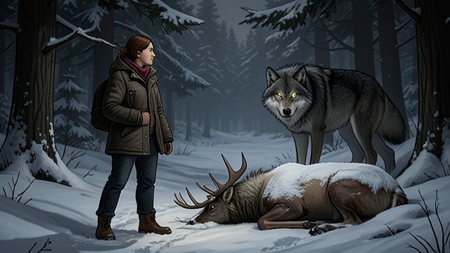 First Encounters with Wildlife from "How to Flirt with A Naked Werewolf". First Encounters with Wildlife A Wolf at the Door Mo sees a wolf hunting an elk close to her cabin and discovers that the wilderness is not simply a scenic…
