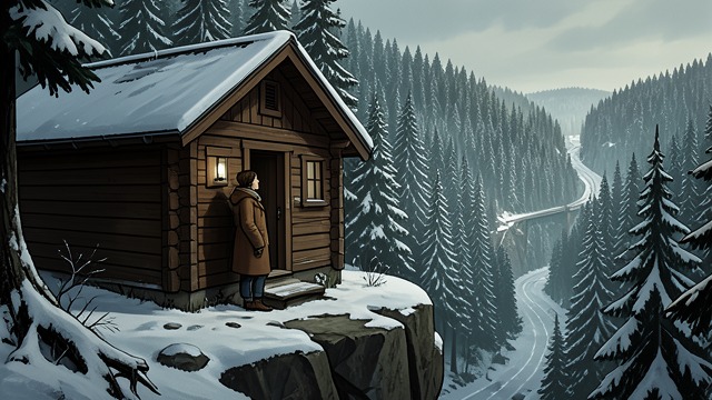 A Cabin and a View from "How to Flirt with A Naked Werewolf". A Cabin and a View The Appeal of Distance Mo chooses Alaska after finding a small cabin online and imagining the forest view as a place to begin again.