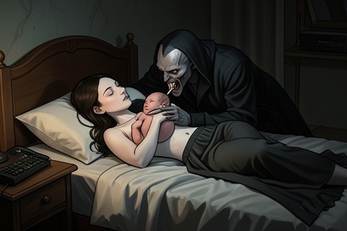 Birth and vampiric transformation of Lola from "The Vampire Prince’s Bride". Birth and vampiric transformation of Lola is a concentrated life-and-death turning point.