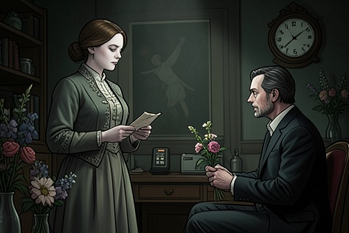Ella Confesses the Revenge Scheme from "The Vampire Prince’s Bride". Ella Confesses the Revenge Scheme is the decisive disclosure in which Ella abandons the false identity and revenge plot that brought her into Jesse's life.