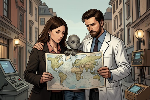 Gemma and Shay Choose Bronæl from "The Vampire Prince’s Bride". Gemma and Shay Choose Bronæl is the turning point at which an interspecies family converts displacement into belonging.