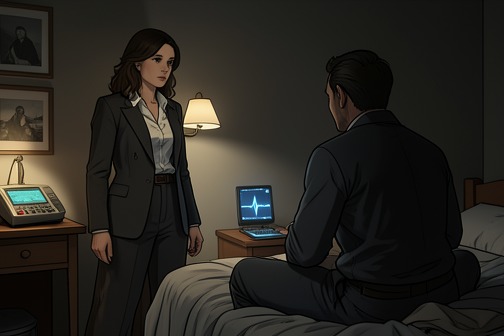 Lola and Valnoir's reconciliation from "The Vampire Prince’s Bride". Lola and Valnoir's reconciliation is the turning point at which mutual avoidance gives way to an explicit emotional and familial commitment.