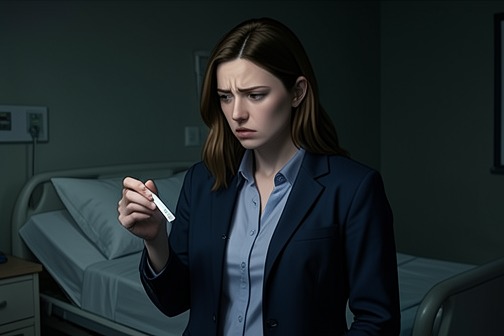 Lola discovers her pregnancy from "The Vampire Prince’s Bride". Lola discovers her pregnancy after a period of emotional uncertainty and professional upheaval, and the positive test changes the direction of her life.