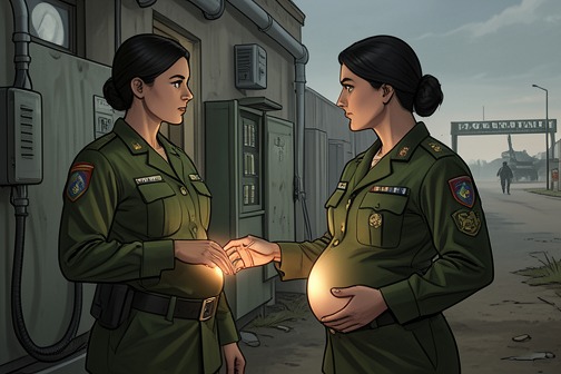 Sara’s Human Identity and Pregnancy Disclosure from "The Vampire Prince’s Bride". Sara’s Human Identity and Pregnancy Disclosure is a decisive rupture in Sara’s life as a United Species Corps officer.