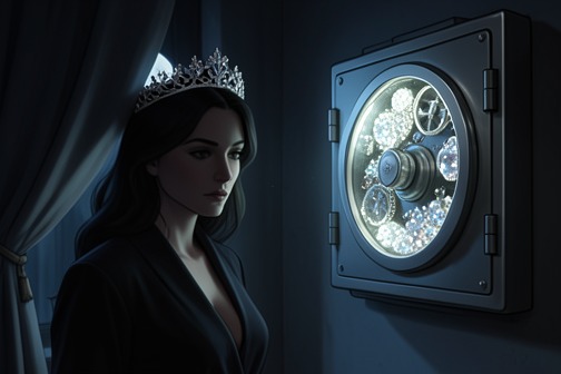 Scarlett's burglary of Maximillian Barnes's safe from "The Vampire Prince’s Bride". Scarlett’s burglary of Maximillian Barnes’s safe is the failed operation that exposes the limits of her carefully cultivated identity as the Gentlewoman Thief.