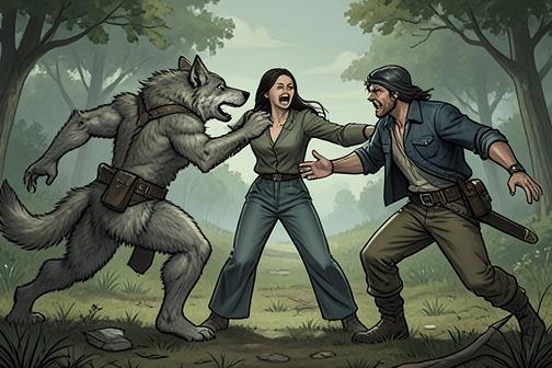 The Alpha Dominance Fight from "The Vampire Prince’s Bride". The Alpha Dominance Fight is the decisive confrontation in which Timothy and Xavier’s long friendship collapses into a werewolf dominance battle over Amelia…