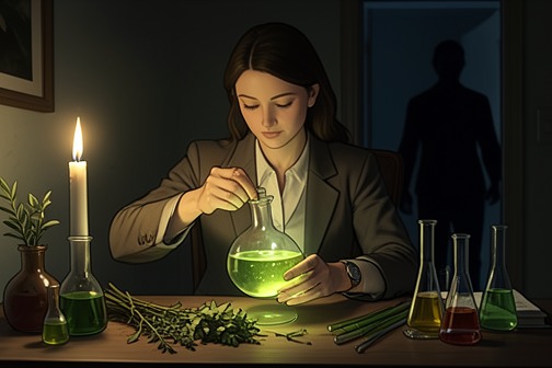 Thea’s Love-Potion Scheme from "The Vampire Prince’s Bride". Thea’s Love-Potion Scheme is thea’s deliberate attempt to manufacture romantic attachment in Logan through hidden magic.
