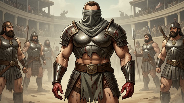 Gladiator Slave from "The Vampire Prince’s Bride". Identity Erased Captivity Erdal becomes a gladiator and later a royal mercenary under King Zutaar.