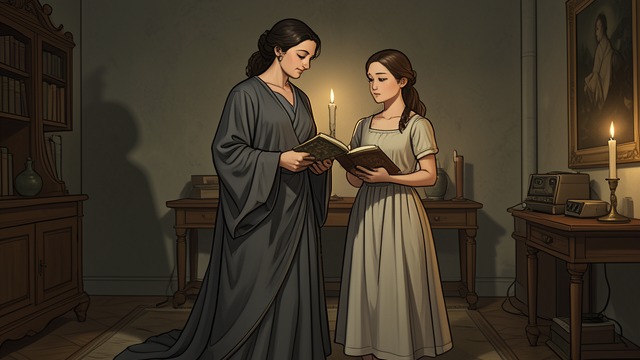 Mentor-to-Mother Continuity from "The Vampire Prince’s Bride". Women Teaching Women Instruction Alice trains former harem members, while The Wicce prepares Lola to inherit knowledge.