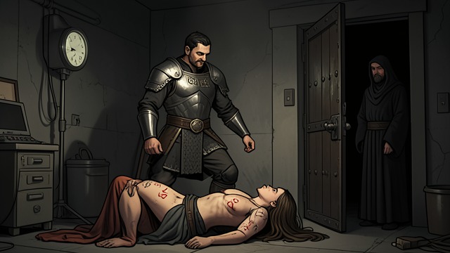 Fertility Trial from "The Vampire Prince’s Bride". Reproduction as Competition Test Cheryl must conceive a child to determine which warrior becomes king.