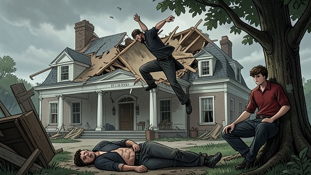 House Siege from "The Vampire Prince’s Bride". Defense of the Mansion Encirclement Gedge’s men attack the mansion while Oliver prepares traps and hides Mack.