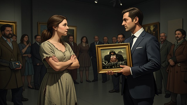 Gallery Struggle from "The Vampire Prince’s Bride". A Fragile Dream Financial Pressure Piper’s gallery barely breaks even while Thor Wragge sells magical reproductions.