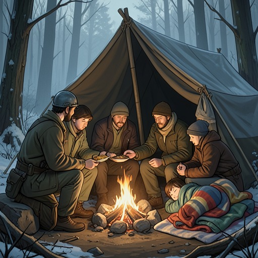 Chosen Family from "The Vampire Prince’s Bride". This flow traces how isolated protagonists replace damaged biological ties with friends, mentors, packs, covens, and intentional households.