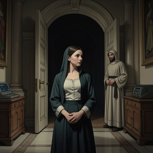 The Female Heir Problem from "The Vampire Prince’s Bride". This flow traces how female bodies are treated as dynastic resources before heroines transform succession into a field of choice.