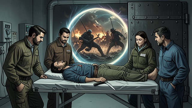 Rescue Through Justice from "Of Fates & Fables (The Complete Series)". Rescue Through Justice Returning a friend to safety Justice is sent through Regina’s portal badly injured after Brody has tortured him.